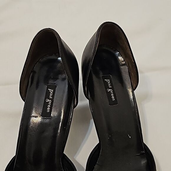Paul Green 'Julia' Pointed Toe Pump Heel Black 10M - Picture 3 of 12